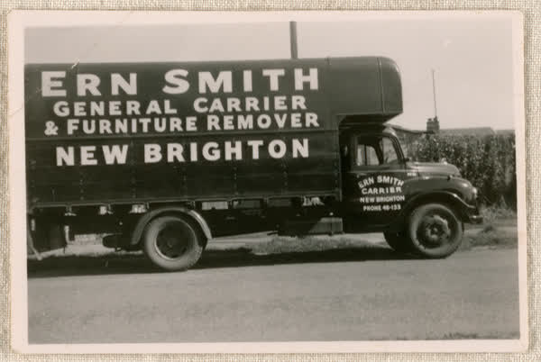 Ern Smith General Carrier and Furniture Remover truck, 1900