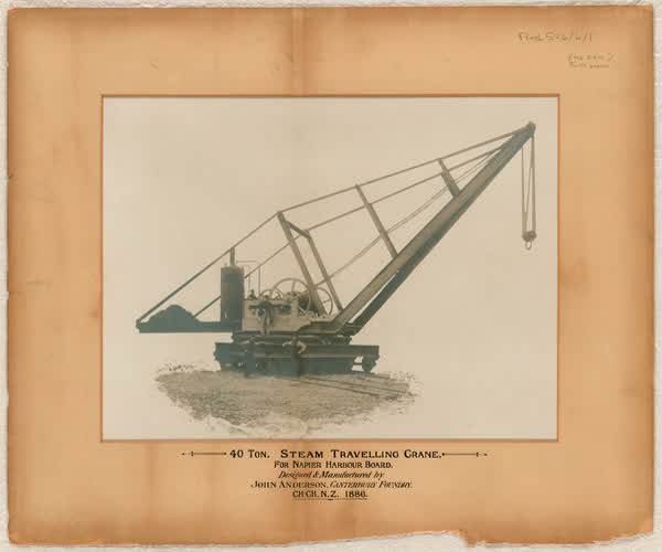 40 ton Steam Travelling Crane, 1886