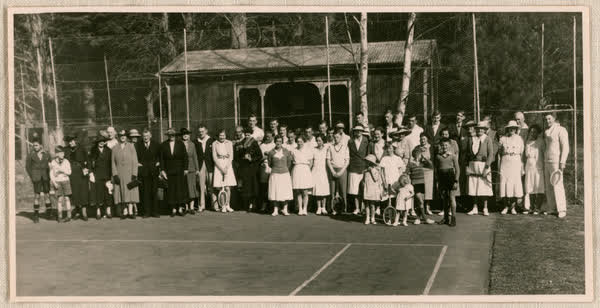 South New Brighton tennis club members, 1929