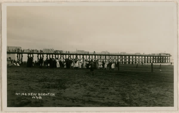 New Brighton Pier postcard, 1910