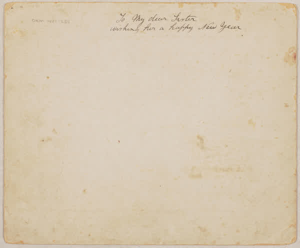 Johnny and Catherine Ware with family reverse, 1900