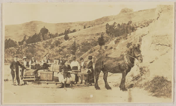 Horse drawn cart, 1900
