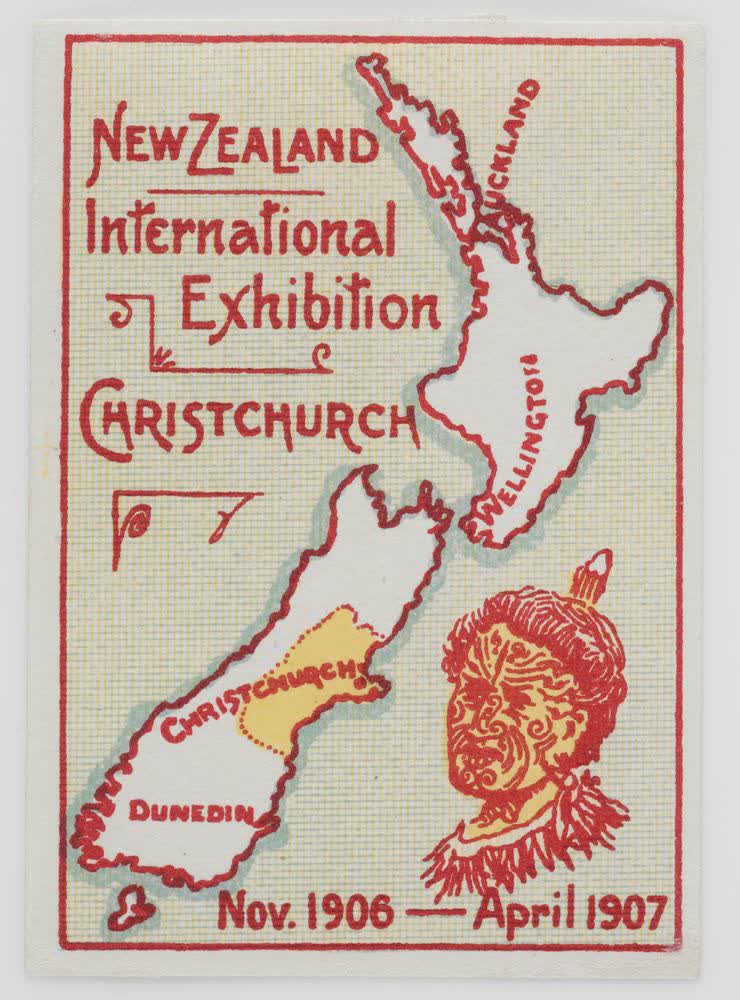 Christchurch Exhibition label No. 1, 1906