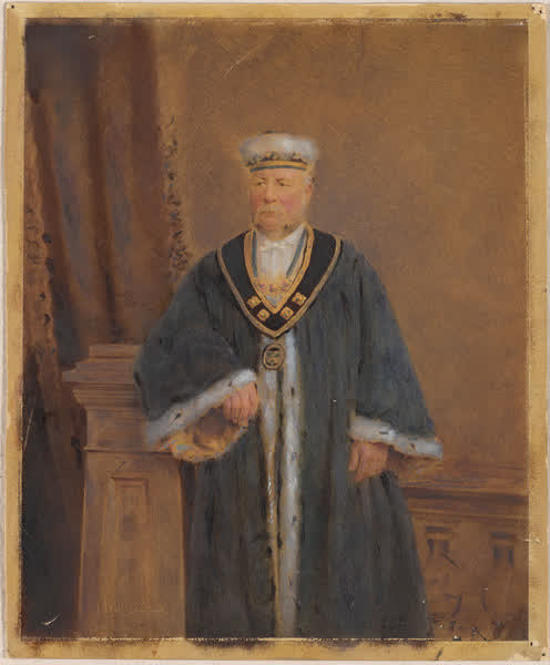 Michael B Hart, Mayoral portrait, 1874