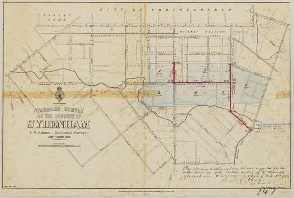 Standard survey of the Borough of Sydenham, 1883