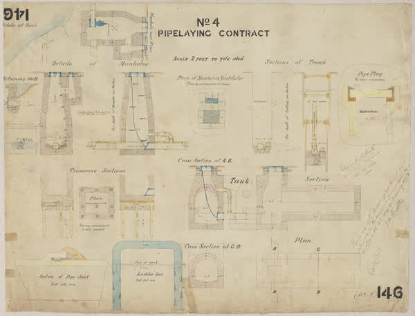 No. 4 Pipelaying contract, 1884