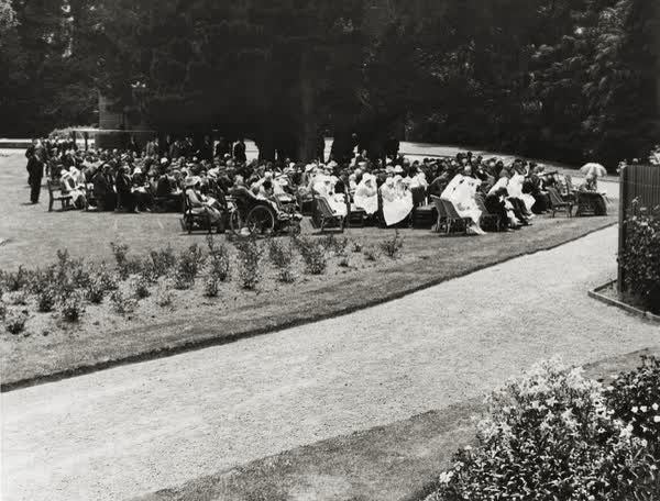 Hanmer Springs golden jubilee church service, 1933