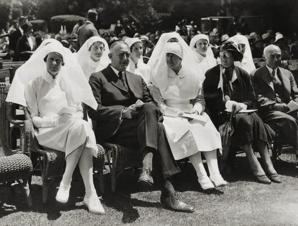 Hanmer Springs golden jubilee church service, 1933