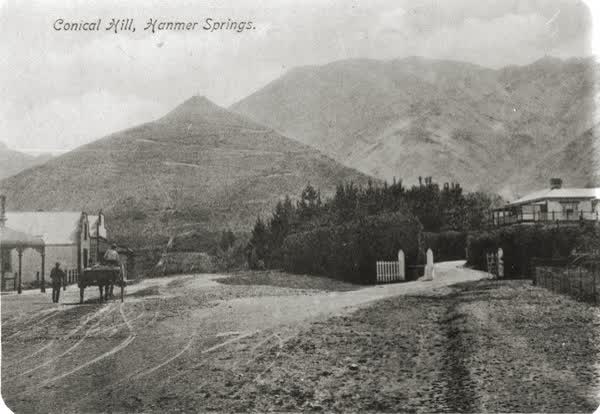 Conical Hill, Hanmer Springs, 1900