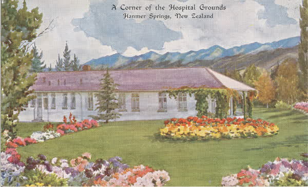 A corner of the hospital grounds, 1900