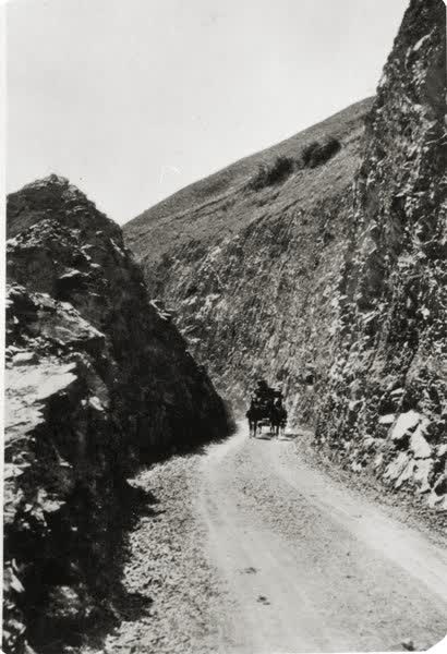 Waiau Ferry cutting, 1900