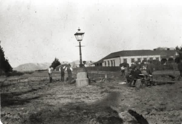 Hanmer Springs Village Square, 1900