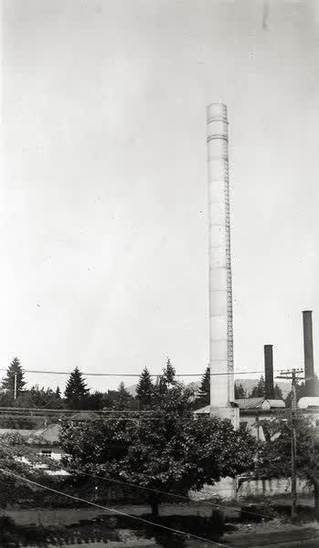 Queen Mary Hospital chimney, 1900