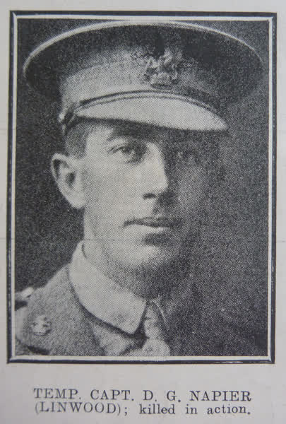 David George Napier, 1910