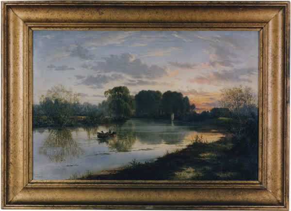 The Avon River at Burwood, 1888