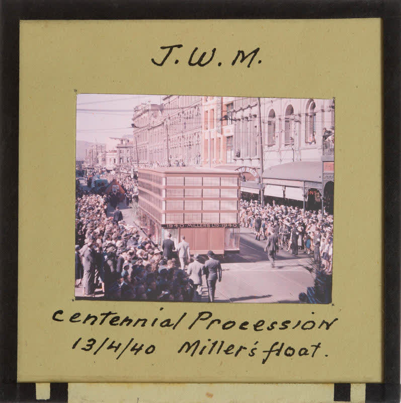 Lantern Slide: Centennial procession, 1940