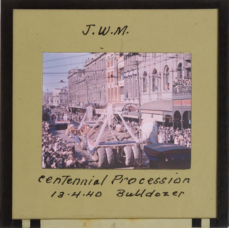 Lantern Slide: Centennial procession, 1940