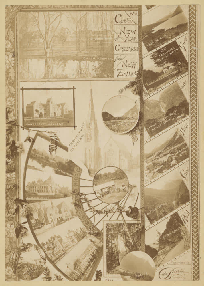 Christmas and New Year Greetings from New Zealand, 1880