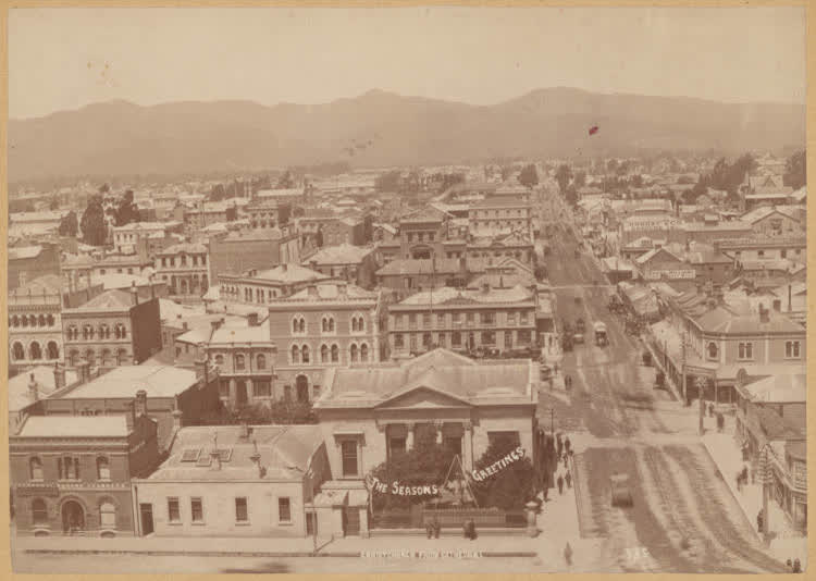 Christchurch - Season's Greetings, 1880
