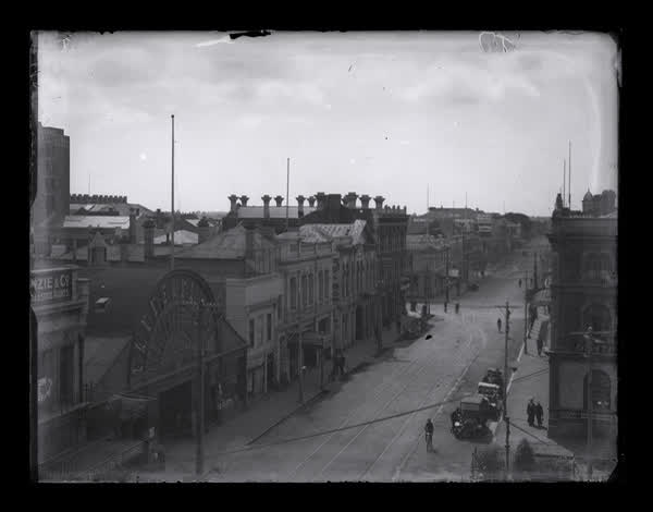 Cashel Street buildings, 1919