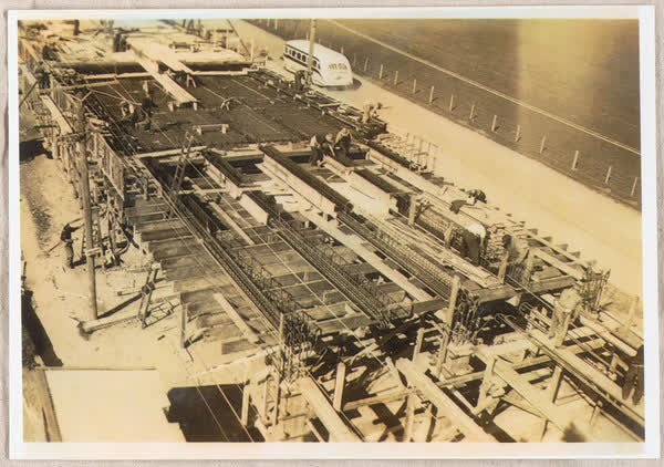 Styx Bridge construction, 1920