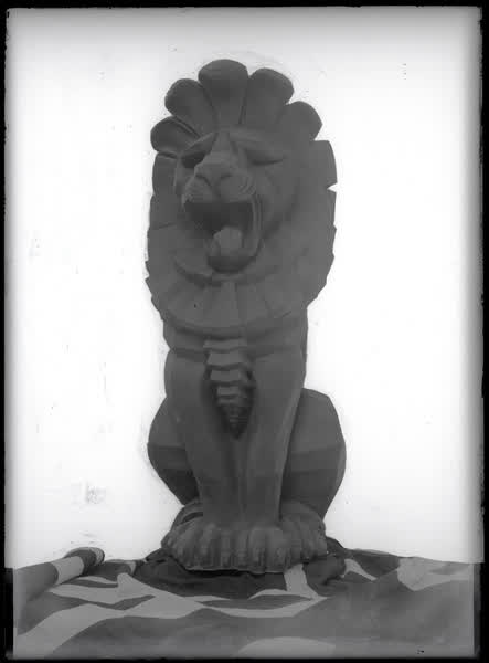 Art Deco Lion statue, 1930