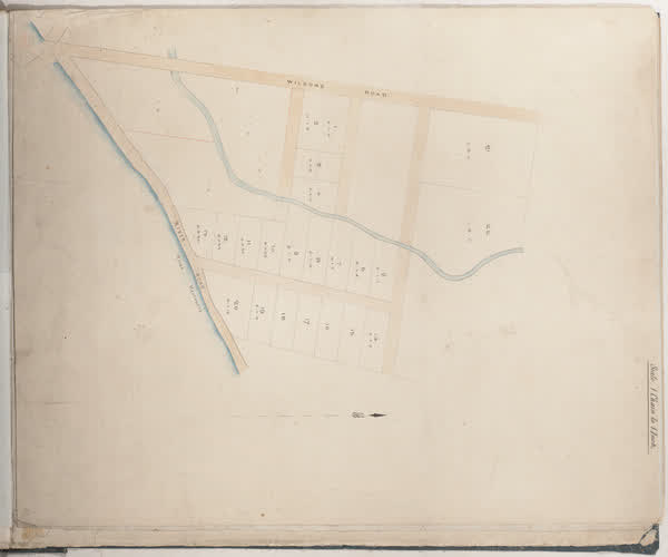 Wilsons Road rural section plan, 1877