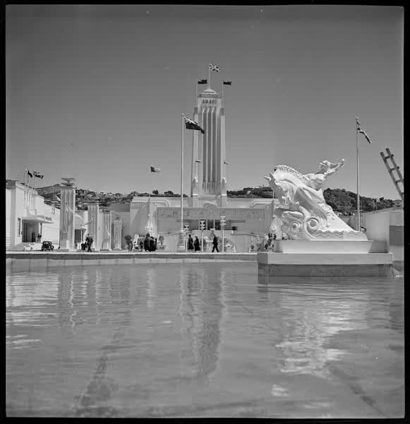 Central Fountain in the New Zealand Centennial Exhibition, 1939