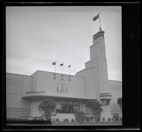 Government building at the centennial exhibition, 1939