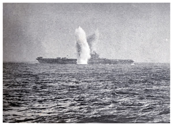 Kamikaze plane attack, 1945