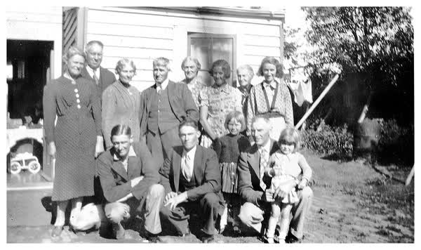 Family Christmas in Timaru, 1939