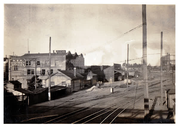 Christchurch railway yards, 1940