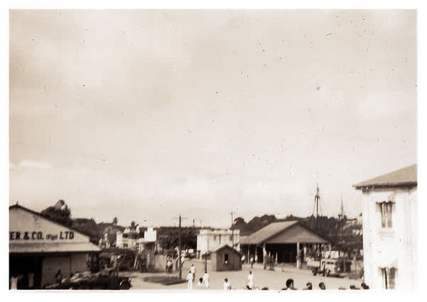 Street in Fiji, 1946