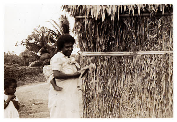 Woman with baby, 1946
