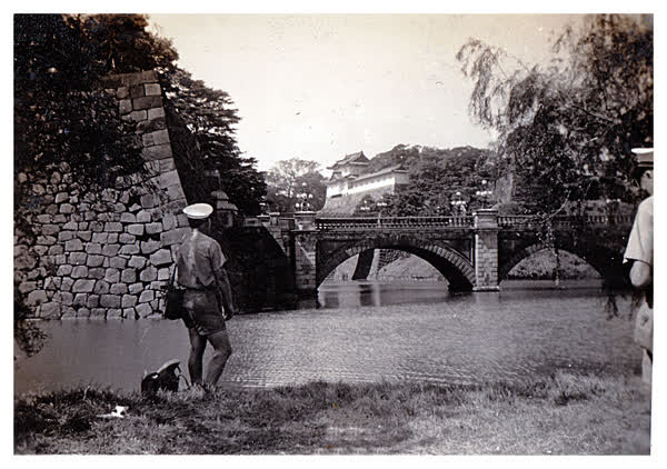 Imperial Palace in Tokyo, 1945