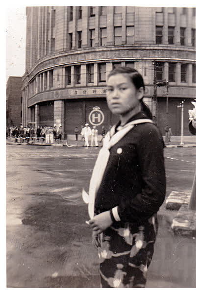 Police officer in Tokyo, 1945