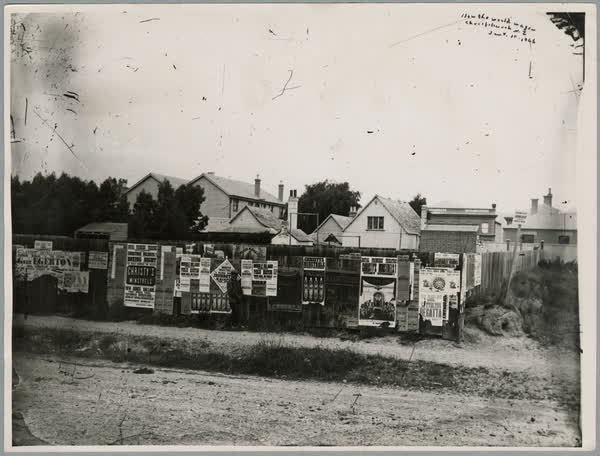 Early central Christchurch, 1866