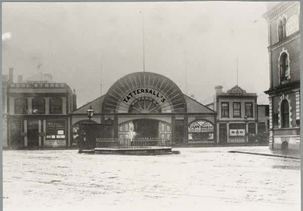 Tattersall's Horse Bazaar, 1880