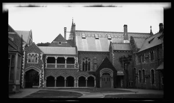Quadrangle, Canterbury College, 1927