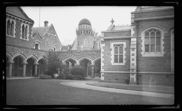 Library and Observatory, Canterbury College, 1927