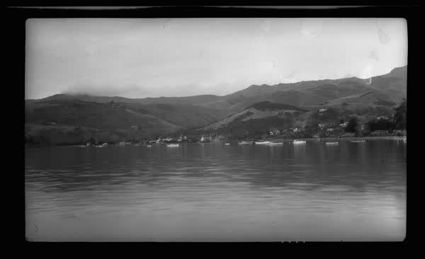 Akaroa from pier, 1927