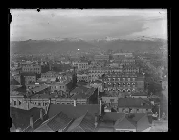 Christchurch central buildings, 1919