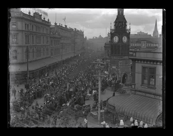 1919 Peace Celebrations, High Street, 1919