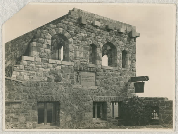 Sign of the Takahe construction, 1927
