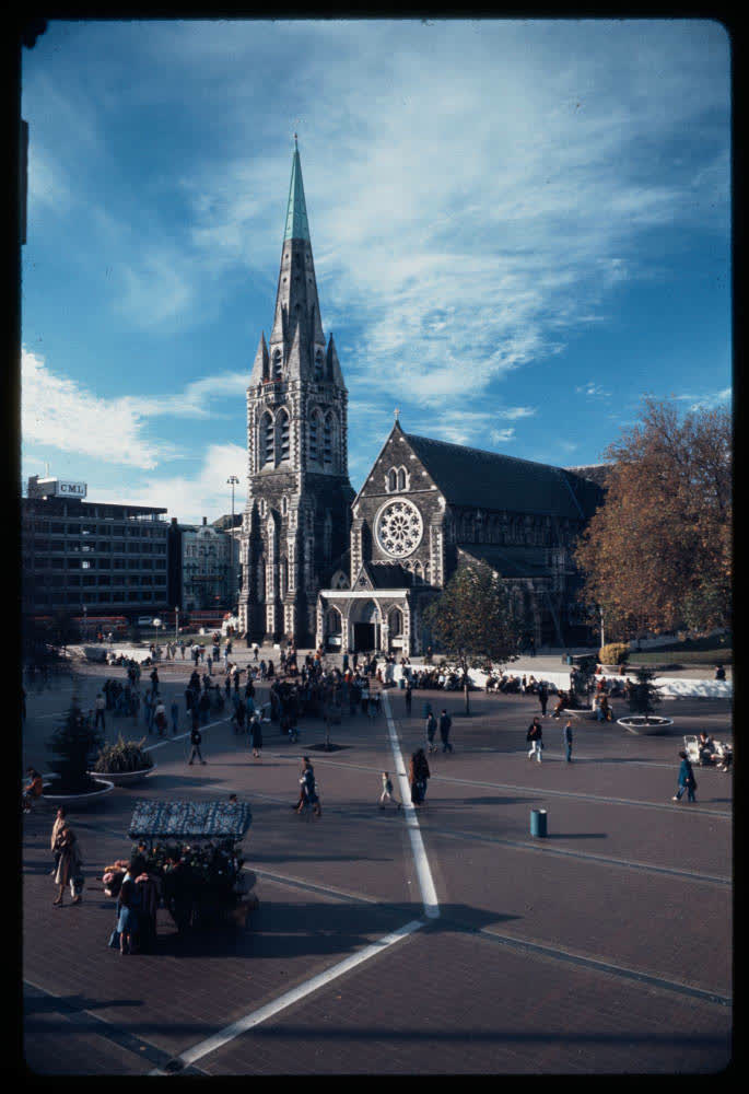 Christchurch Cathedral, Cathedral Square, 1977, 1970