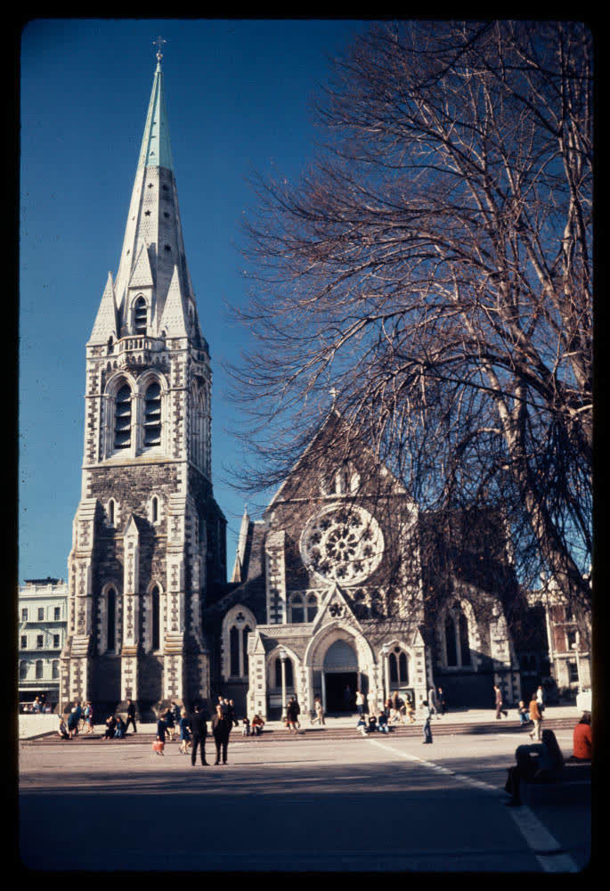 Christchurch Cathedral, Cathedral Square, 1974, 1970