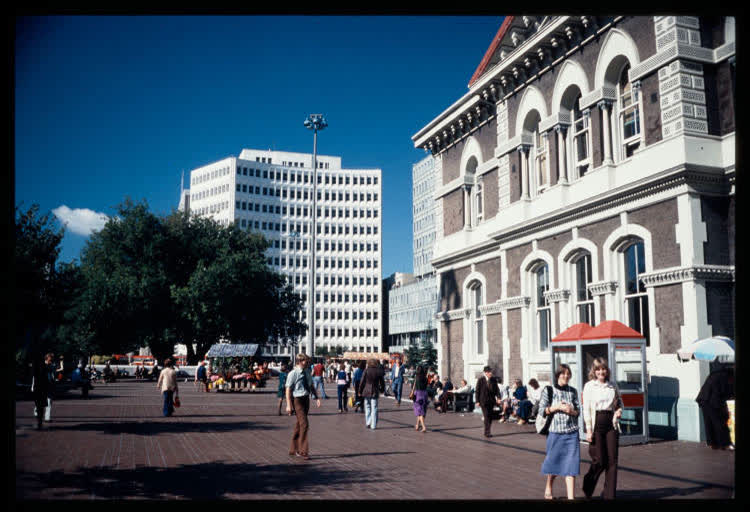 Cathedral Square, Christchurch, 1970
