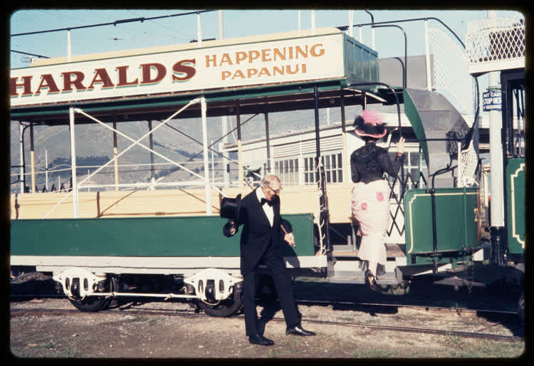 Ferrymead tram, Christchurch, 1974, 1970