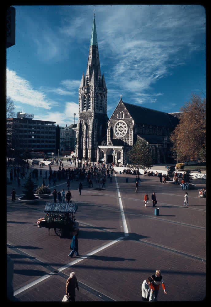 Christchurch Cathedral, Cathedral Square, 1977, 1970