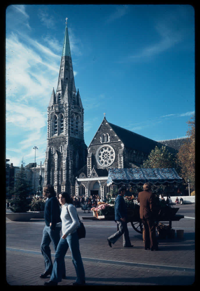 Christchurch Cathedral, Cathedral Square, 1977, 1970